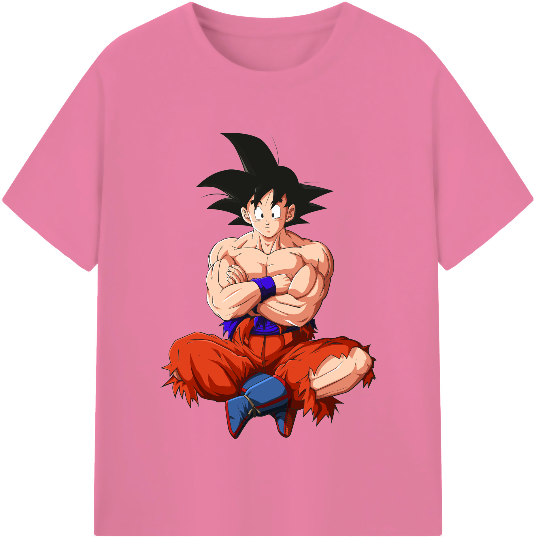 （画像用） ドラゴンボール 孫悟空（そん ごくう）Son Goku カカロット DRAGON BALL Kakarotto 綿100％半袖Tシャツ（フロントプリント）
